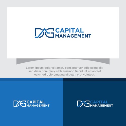 Logo & Brand guide for DG Capital Management an options trading Hedge Fund. Design by rouf_art