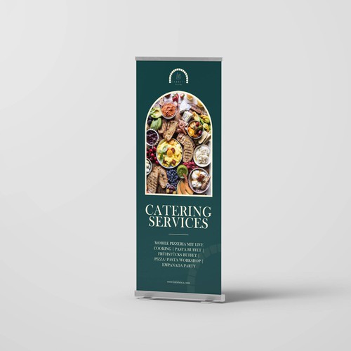 Roll-Up for special Catering Design von @rysmrn
