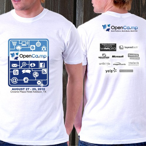 1,000 OpenCamp Blog-stars Will Wear YOUR T-Shirt Design! デザイン by rakarefa
