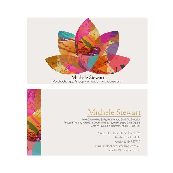 Eye catching business card