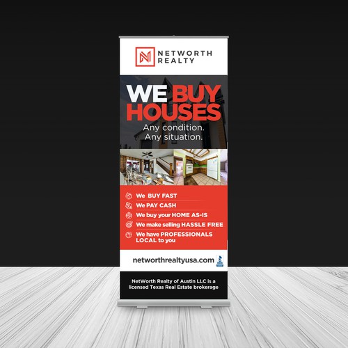 Pop-Up Banner: Sell Us Your House Ontwerp door STMRM