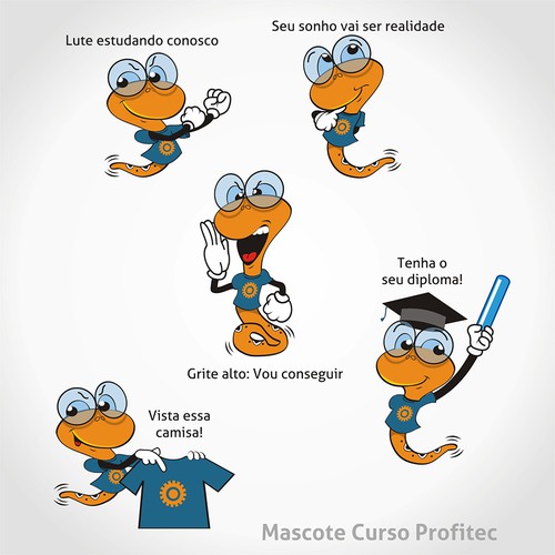 Personaje o mascota propuesta en el concurso por Font_△