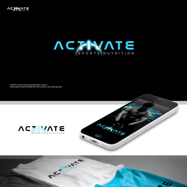 Design by VS ⒹⒺⓈⒾⒼⓃ ツ titled "ACTIVATE Sports Nutrition logo"