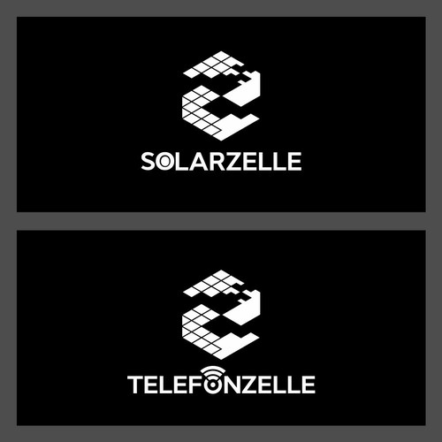 Create two elegant logos in one common style (Stationary stores for Telco & solar) Design by BulbLux ✧ Studio