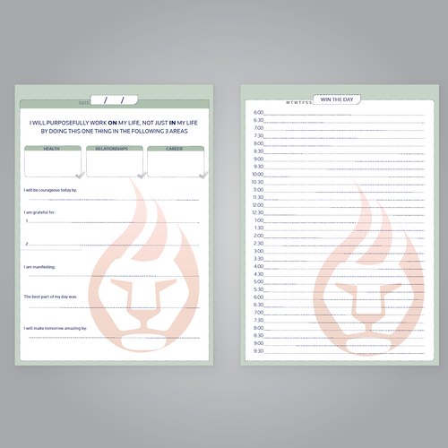 Custom Journal Page Design by Mila K