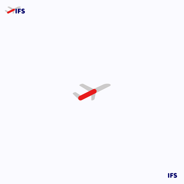 Fresh, techy, aviation software logo