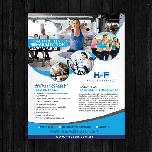 Create an exciting flyer advert for H and F Rehab! | Postcard, flyer or ...