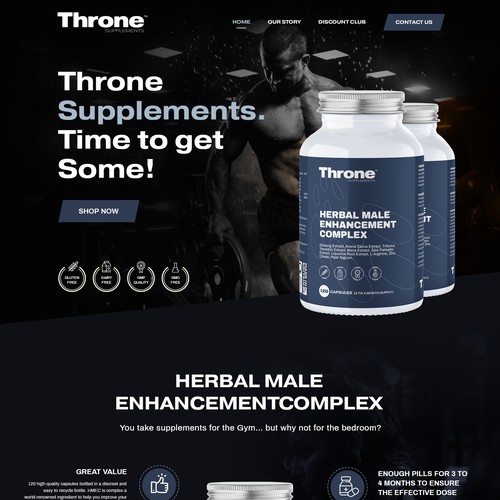 Supplement Website Design by Askdigital