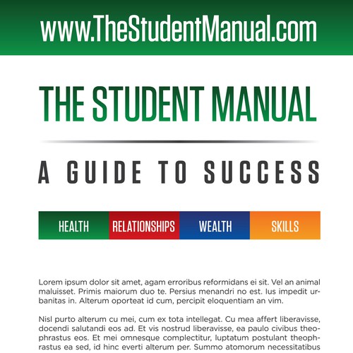 The Student Manual book cover wanted! Design by SUPERWORKS