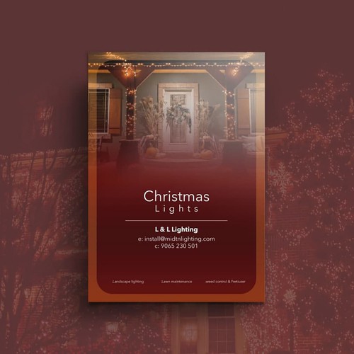 Flyer for Christmas Lighting Design by Arman Hr
