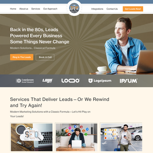 Landing page design contest entry by Technology Wisdom