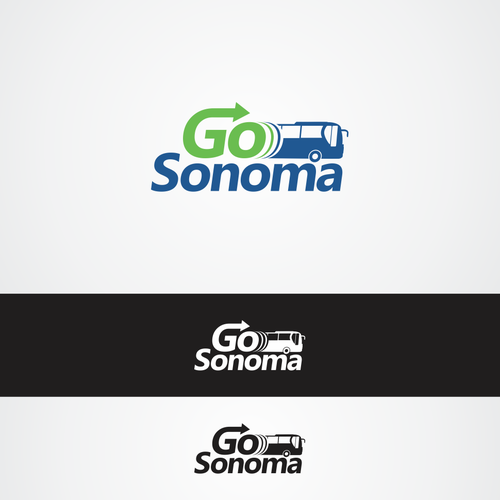 Multi-modal transportation logo for Sonoma County Design by ability