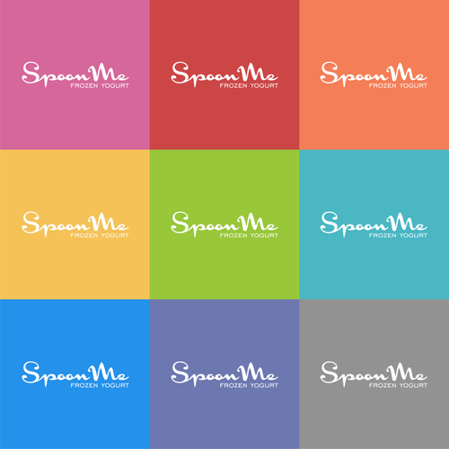 Create a trendy logo for a new Frozen yogurt shop! Spoon Me Yogurt Design by farmerNIGHT