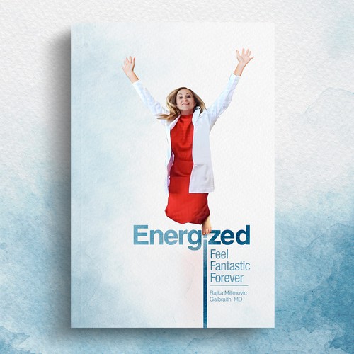Design a New York Times Bestseller E-book and book cover for my book: Energized Design by Wizdizz