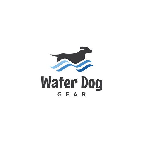 Action Water Dog Splash logo needed for mfg and retailer of active/sporting dog gear Design von Manu P C