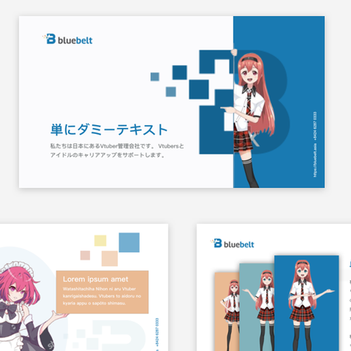 Pitch Deck - New Generation Vtuber in Metaverse Design by ink777