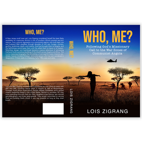 Create an Awesome Nonfiction Book Cover about a Missionary in War-Torn South Africa Design by Nitsua