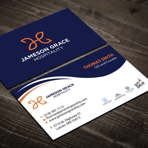 Design Create a modern and clean business card for a parent company with 4 subsidiaries por Rskylight