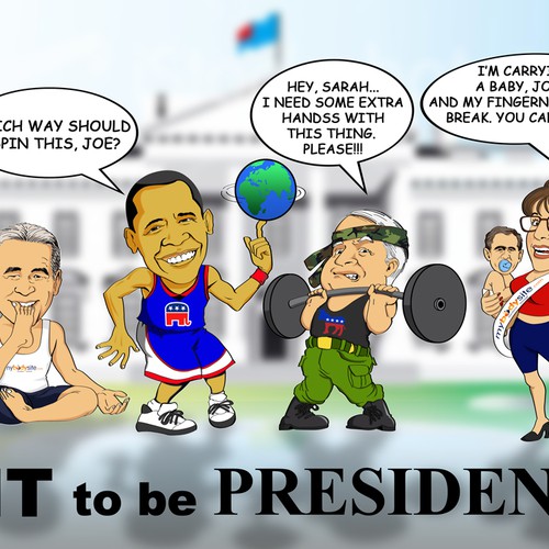 "FIT" to be President? Ontwerp door phantomworx