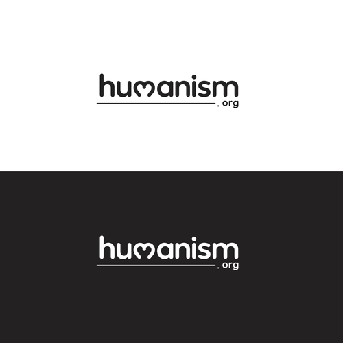 Logo for humanism.com community site for humanists Design by Cirque du Franka