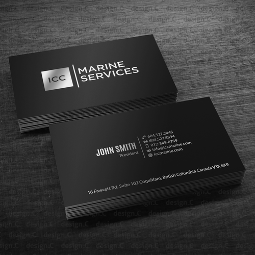 ICC Marine Business Cards | Business card contest