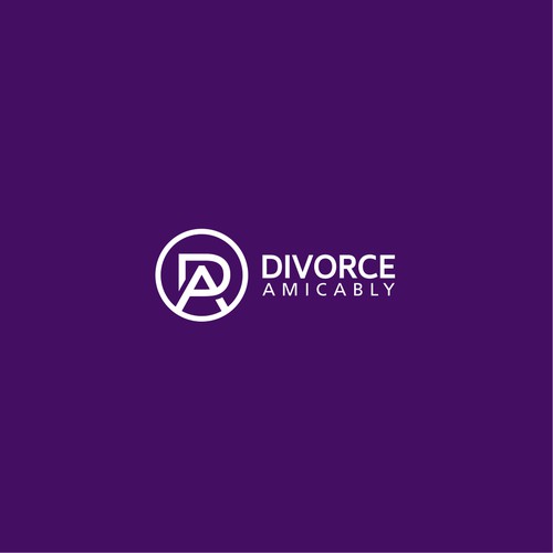 Logo for a new, healthy way for reasonable people to divorce Design by logosaurus™