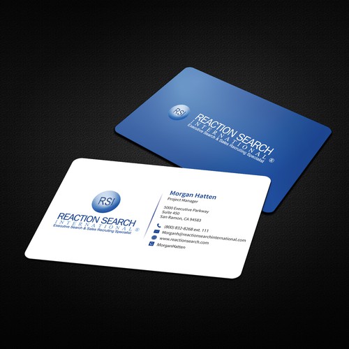 Create a new Business Card design for an Executive Search Company Design réalisé par AkGraphicsSolutions