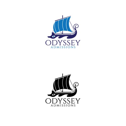 Modern visual of the "The Odyssey" (boat, Greek mythology, etc.) Réalisé par ✅ LOGO OF GOD ™️