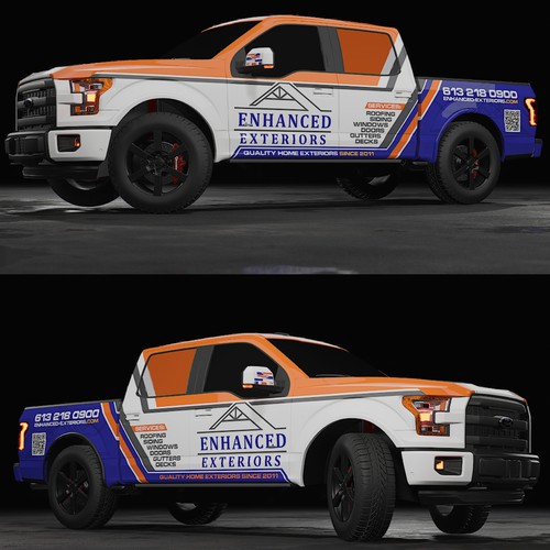 Car, truck or van wrap contest entry by icon89GraPhicDeSign