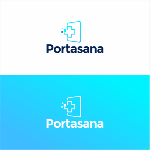 Patient Portal App Logo Design Design by zarzar