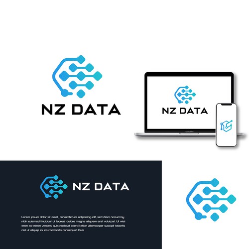 NZ Data New Branding Design by Kaveesha Arts