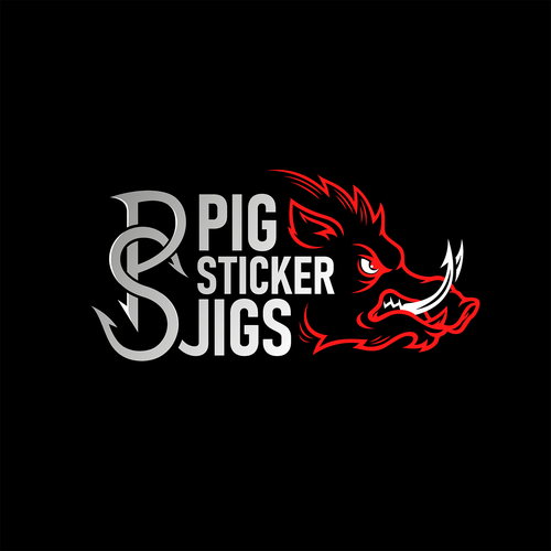 Pig Sticker Jigs/ Fishing Hooks for the Serious Angler. Design by DKG1111