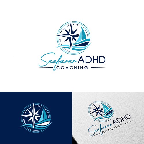 Abstract sailboat logo to evoke navigation and adventure Design by pixelamazers