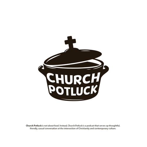 Sleek logo for a thoughtful podcast on Christianity and culture Design by Cecilia0409