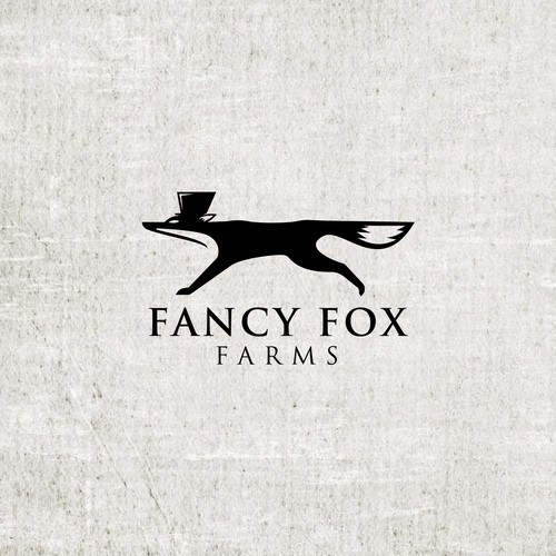 The fancy fox who runs around our farm wants to be our new logo! Diseño de eRsiti_Art