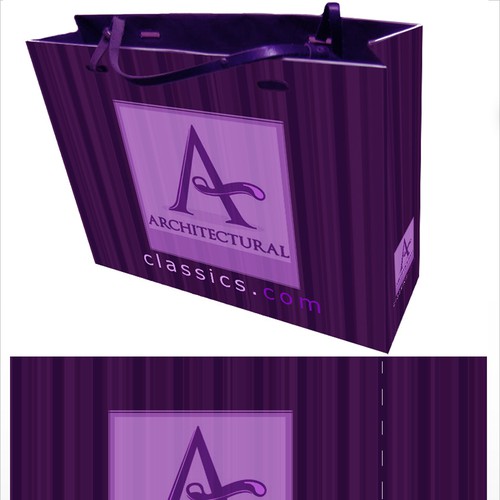 Carrier Bag for ArchitecturalClassics.com (artwork only) Design by deoenaje