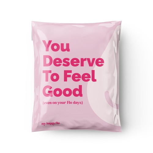 Designs | Polymailer Packaging For Fun, Flirty Period Brand | Product ...
