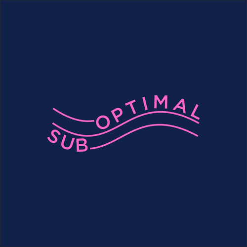 Logo design for a substack/newsletter: "suboptimal" Design by teh tambi