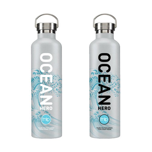 Creative glass bottle design to reduce plastic bottle usage Design by ZukiDesign