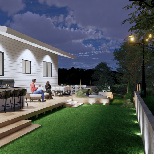 Designs | 3D Parkside backyard transformation | 3D contest