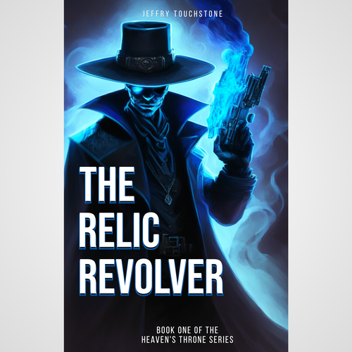 Cover and Spine Design for Fantasy Adventure Novel The Relic Revolver Design by RYVIER22