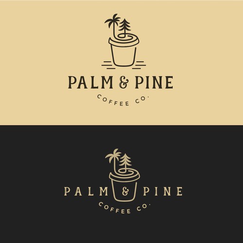 Palm & Pine Coffee Co. | Logo design contest