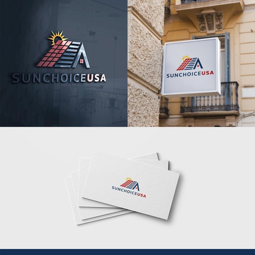 Solar Sales upscale logo  Design by S H A Y