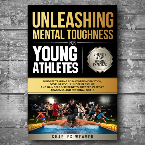 Design a book cover with young athletes going from losers to winners Design by Creative_Crafter