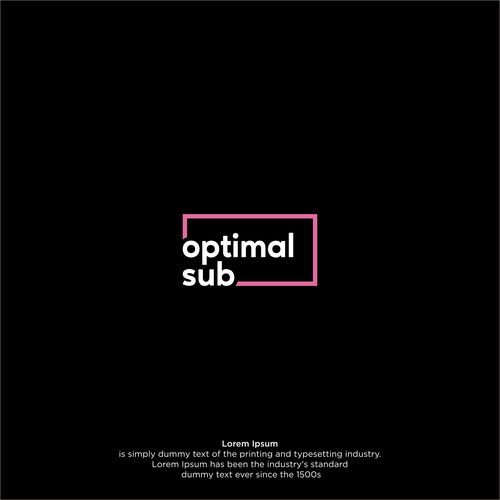 Logo design for a substack/newsletter: "suboptimal" Design by -athala-