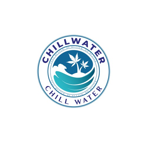 Chillwater Cannabis Shop Logo - Calm the Noise, Find Your Better Design by Artlokus