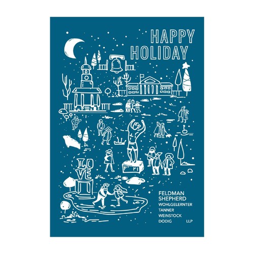 Modern Holiday Card Contest Design by Felisian