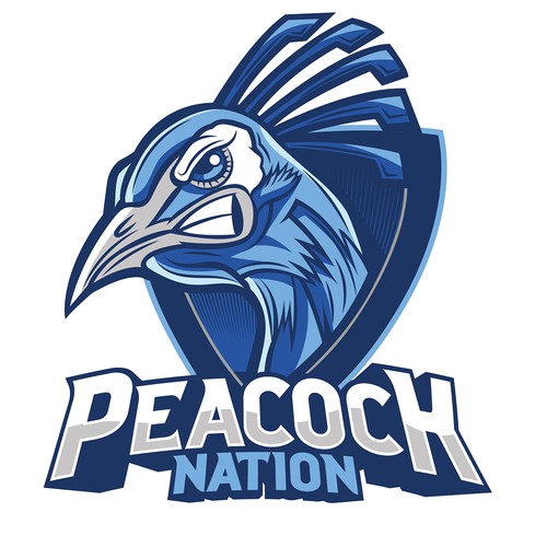 Design di Basketball Logo for Peacock Nation - Your Winning Logo Featured on Major Sports Network di Gerardo Castellanos