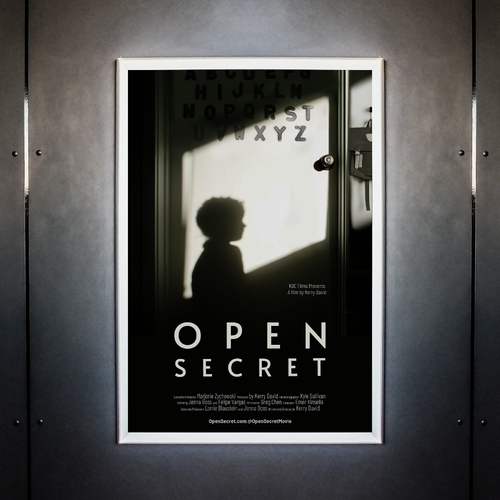 Design a poster for the documentary Open Secret Design by CreamCreative