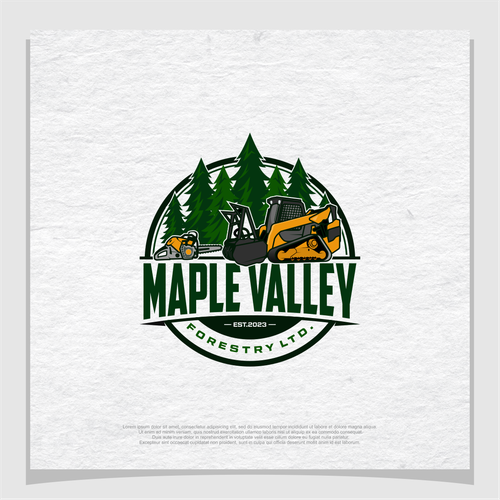 Forestry Mulching logo for land clearing/mulching & logging Business Design by via_oktav